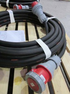 H07RN-F Cable with made up plugs and sockets